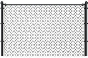 Black Chain Link Fence