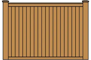 Cap and Trim Fence